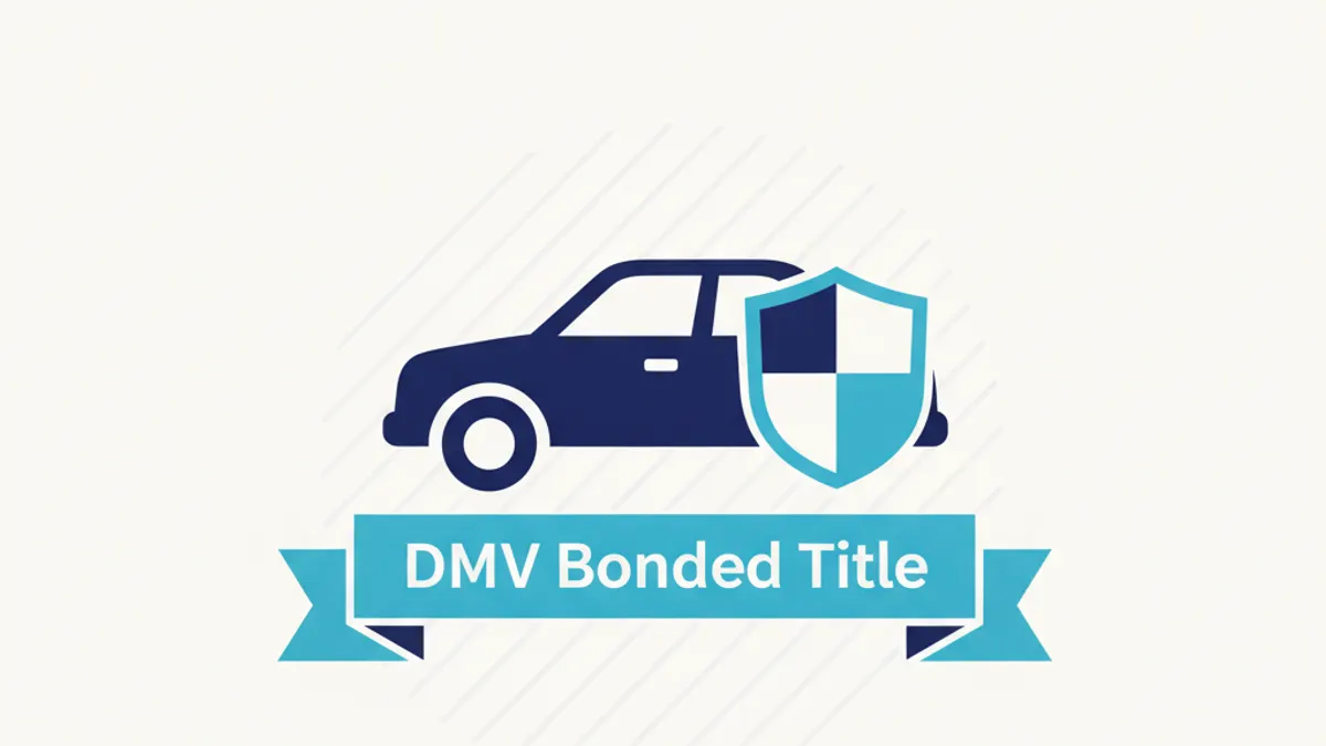 Illustration for the California Bonded Title (DMV Title Bond)